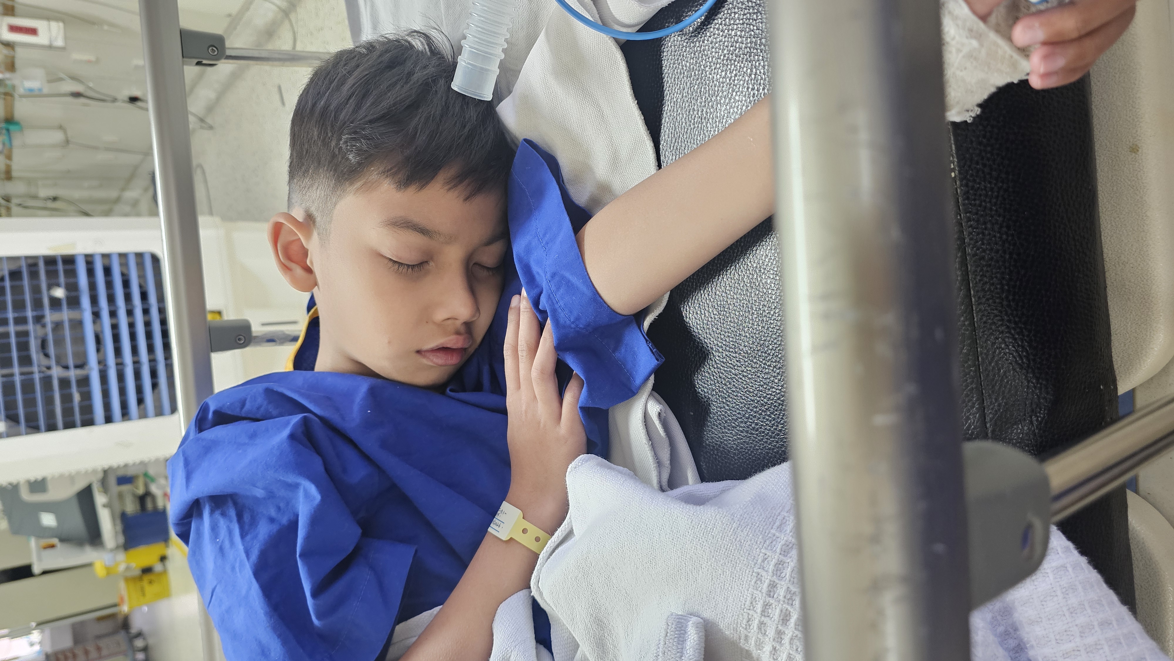Seyhan berehat di hospital